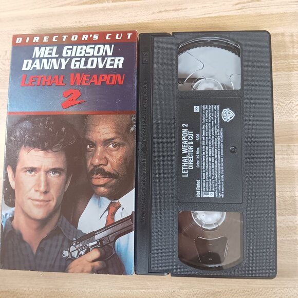 Lethal Weapon 2 1989 Director’s Cut VHS Richard Donner Mel Gibson Danny Glover - Picture 6 of 8
